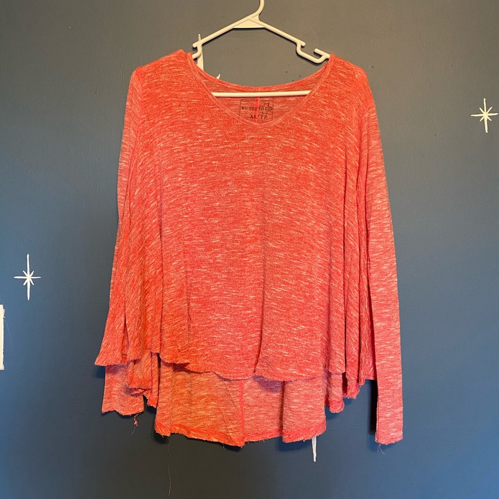 Free People Heathered Top